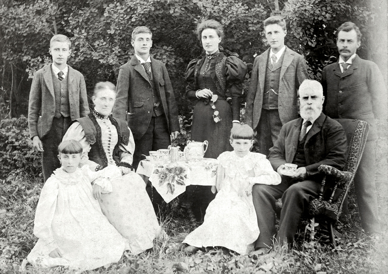 Francis Benjamin Miller family, 1892, Solsgirth, Manitoba, Canada