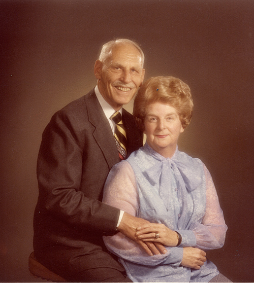 Richard Anthony Swainson Miller and Margaret Jean Donald, 25th wedding anniversary